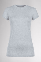 Mey Damen Kurzarm-Shirt mit enganliegendem Halsausschnitt Serie Cotton Pure